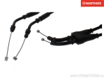 Accelerator Cables (Set) - KTM Adventure 640 LC4 ('01-'07) / Duke 640 E II ('00-'07) / LC4-E 640 SM / LC4-E 640 ('00-'06) - JM