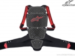 Achterbescherming voor motorweg Nucleon KR-Cell (zwart / rood) - Alpinestars