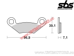 Achterremblokken - SBS 642ATS (metal / gesinterd) - (SBS)