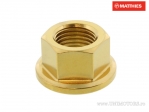 Achterste tandwielmoer Pro Bolt M10 x 1.00 mm roestvrij staal A4 goud - Ducati 1098 1098 Biposto/Monoposto / 1098 1198 R - JM