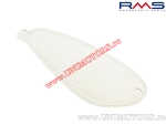 Achterste witte richtingaanwijzer glas DX - Piaggio NRG mc2 Extreme / NRG mc3 / NRG Purejet - 50cc 2T - (RMS)