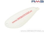 Achterste witte richtingaanwijzer glas links - Piaggio NRG mc2 Extreme / NRG mc3 / NRG Purejet - 50cc 2T - (RMS)