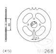 Achtertandwiel Esjot zwart - 52 tanden (stap 415) - Hercules M5 25 2-Gang / MF4 25 Automatik 2-Gang / MP2 50 2-Gang / MP4 50 - J