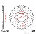 Achtertandwiel JTR1332.45 (stap 525) - Honda CB 125 R Neo Sports Cafe (CBF125NA) ABS ('18-'22) - JM