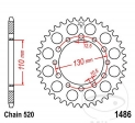 Achtertandwiel JTR1486.41 (stap 520) - Kawasaki EL 252 F Eliminator ('97-'04) - JM