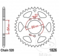 Achtertandwiel JTR1826.40 (stap 520) - Arctic Cat/Textron DVX 400 / Kawasaki KFX 400 A KSF / Suzuki LT-F 160 / LT-Z 400 - JM