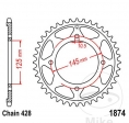 Achtertandwiel JTR1874.56 (stap 428) - Yamaha XVS 125 H Drag Star / XVS 125 N Drag Star 80 km/h / XVS 250 Drag Star - JM