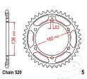 Achtertandwiel JTR5.39 (stap 520) - Husqvarna TR 650 Strada ABS - Terra ABS / Aprilia Moto 650 Moto 6,5 / Aprilia Pegaso 600 - J