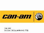 ADESIVO SEADOO, AVVERTENZA-STEE - 0361955 - Can-AM