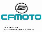 AIR INLET PIPE, SECONDARY GULP VALVE - 0SQV-140002-1000 - CFMOTO