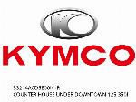 ALLOGGIAMENTO CONTATORE SOTTO IL CENTRO 125 350I - 53214ACD5E00N1R - Kymco