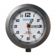 AnaClock motorcycle clock - titanium case & white background - Oxford