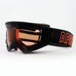 ARIETE - MUDMAX Goggles - BLACK / DOUBLE ORANGE VENTILATED LENS NO PINS