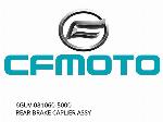 ASAMBLARE PLĂCUȚĂ FRÂNĂ SPATE - 6GUV-081060-5000 - CFMOTO