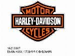 Assemblage Moteur, 107 Pouces Cubes, Finition Noire, Injection de Carburant/Carburateur, Garantie - 16200387 - Harley-Davidson