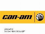 AUTOCOLLANT ARRIÈRE GAUCHE SEADOO - 219904761 - Can-AM