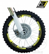 Autocollant de roue - RACING fluorescent - JM