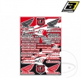 Autocollant logo - SPONSOR HONDA 50x35 cm - JM