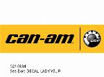 AUTOCOLLANT SEADOO, FEMME JAUN-P - 0216834 - Can-AM