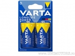 Batterie D Alkaline Longlife Power 1.5V blister set 2 pièces - Varta