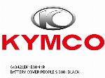 BATTERY COVER PEOPLE S 300I BLACK - 64342LEK1E00N1R - Kymco