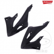 Black radiator fairing Polisport - Yamaha YZ 125 ('22) / Yamaha YZ 125 Monster Energy Edition ('22) - JM