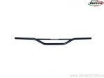 Black steel handlebar with Enduro/Cross crossbar, 22mm diameter and 865mm length - Domino