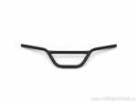 Black steel handlebar with Enduro/Cross reinforcement, 22mm diameter and 750mm length for BMW - Fehling