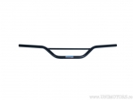 Black steel handlebar with Enduro/Cross reinforcement, 22mm diameter and 795mm length - Fehling