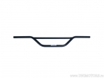 Black steel handlebar with Enduro/Cross reinforcement, 22mm diameter and 880mm length - Fehling