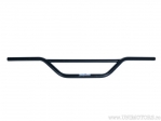 Black steel handlebar with Enduro/Cross reinforcement, 22mm diameter and 900mm length - Fehling