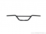 Black steel handlebar with Motocross reinforcement, 22mm diameter and 880mm length - Fehling