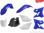 Blauw-witte plastic set - Yamaha YZ 125 ('02-'19) / Yamaha YZ 250 2T ('02-'19) - Polisport