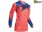 Blusa enduro / cross Feminina Pulse Fader (coral) - Thor