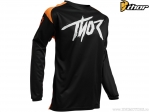 Blusa enduro / cross Juvenil (criança) Setor Link (preto / laranja) - Thor