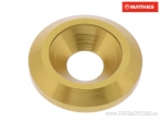 Bolt M5 5.00 x 19.00 x 3.20 mm Gold Aluminum with Washer - JM