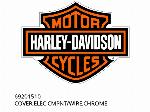 BORÍTÓ, ELEKTROMOS ALKATRÉSZ/DRÓT, KRÓM - 69201510 - Harley-Davidson