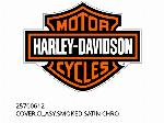 BORÍTÓ, KUPA, EGYSÉG, FÜSTÖLT SZATIN KRÓM - 25700612 - Harley-Davidson