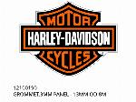 BORRACHA, PAINEL 3MM - 13MM OD 8M - 12100190 - Harley-Davidson