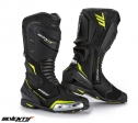 Botas (botas) de motocicleta Racing Unisex modelo Seventy SD-BR1 cor: preto / amarelo fluorescente - Preto / amarelo fluorescent