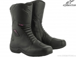 Botas de moto Stella Andes v2 Drystar (negro/fucsia) - Alpinestars