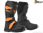 Bottes Enduro/Cross pour Jeunes (Noir/Orange) - Thor