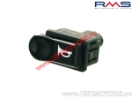 Bouton de klaxon - Gilera Typhoon / Piaggio Zip / NRG / NRG mc2 / NTT / Quartz / Typhoon (noir) - (RMS)