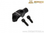 Braçadeira da alavanca do freio / embreagem com suporte de espelho preto M10x1.25mm para o lado direito do guidão 22mm (7/8 po