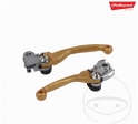 Brake and Clutch Lever Set Gold Polisport - KTM EXC 250 TPI ('18-'22) / KTM EXC 300 TPI ('18-'22) - JM