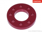 Bullone Saiba M12 12.00 x 25.00 x 3.40 mm alluminio Racing rosso - JM