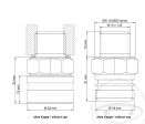 Buson golire ulei cu ventil M14 X 1.25 - Cagiva Navigator 1000 Gussrad / GT 250 N i / Suzuki GSF 1200 S - JM