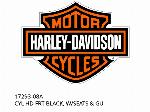 CABEÇOTE DIANTEIRO PRETO, COM BANCOS E PROTEÇÃO - 17293-08A - Harley-Davidson