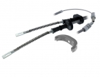 Cable de freno de estacionamiento (freno de mano) - Piaggio Ape MP 501 / MP 601 / P 501 / P601 ('82-'83) 2T AC 220cc - RMS