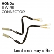 Cables de señal de giro Honda (conector de 3 cables) - 2 piezas - Oxford